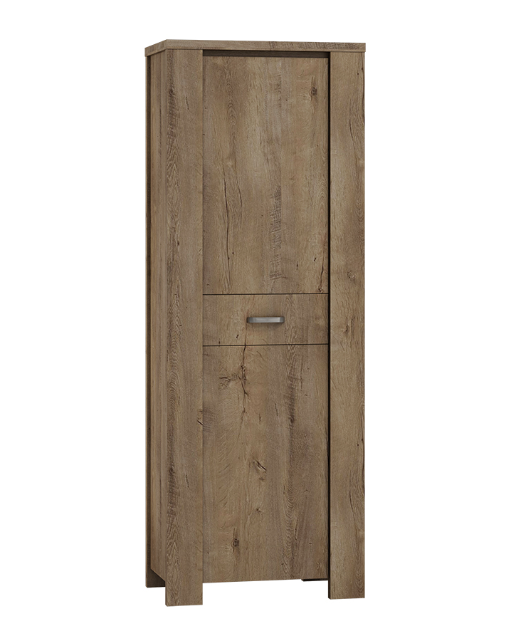 Szafa ART11 Alibi – 195 cm, 1 Drzwi, 4 Półki, Nowoczesny Design, Solidne Wykonanie