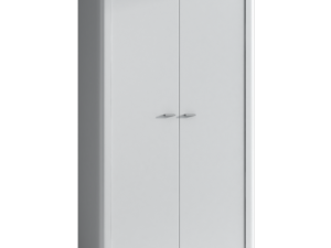 Szafa Kairo ART18 – Nowoczesna, 2-drzwiowa, Artisan + Biały Mat, 209 cm, z Drążkiem