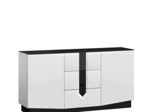 Komoda Mistic ART4 - Nowoczesna Elegancja z 3 Szufladami i Systemem Push to Open