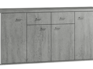 Komoda Preston ART4 – 176 cm, 4 Drzwi + 2 Szuflady, Nowoczesny Styl z Cichym Domykiem, Dwie Kolorystyki